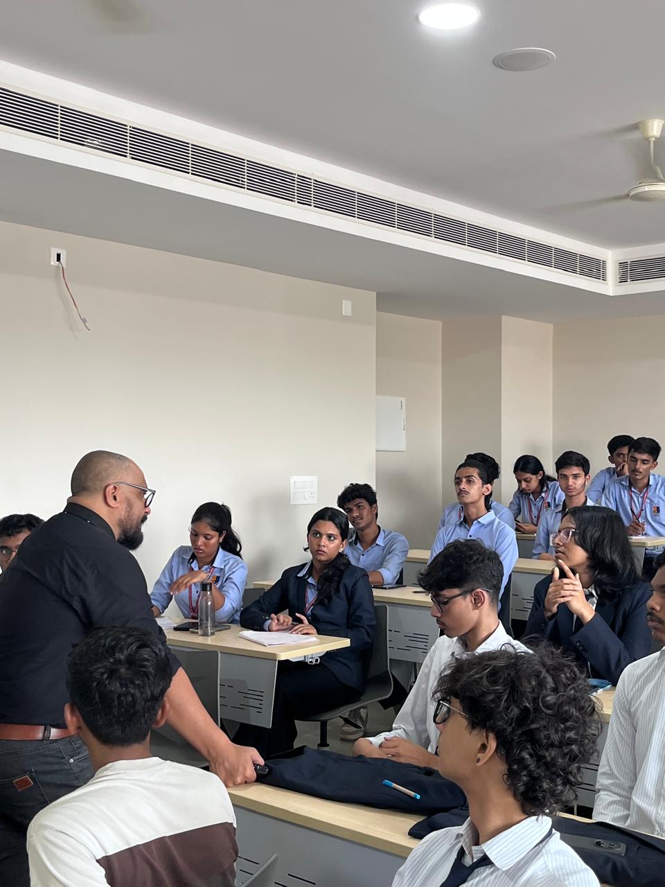 Students during the workshop